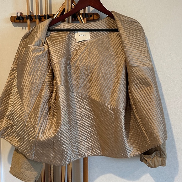 RO’HE  Women's Brown Quilted Puffer - Picture 4 of 5